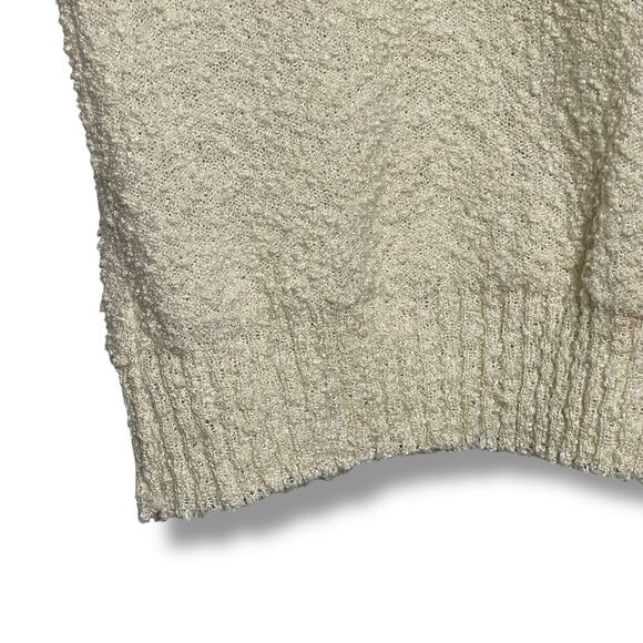 Vintage Givenchy Sport Knit Jacket Cream Short Sleeve Sweater Set Size Large - Picture 10 of 12